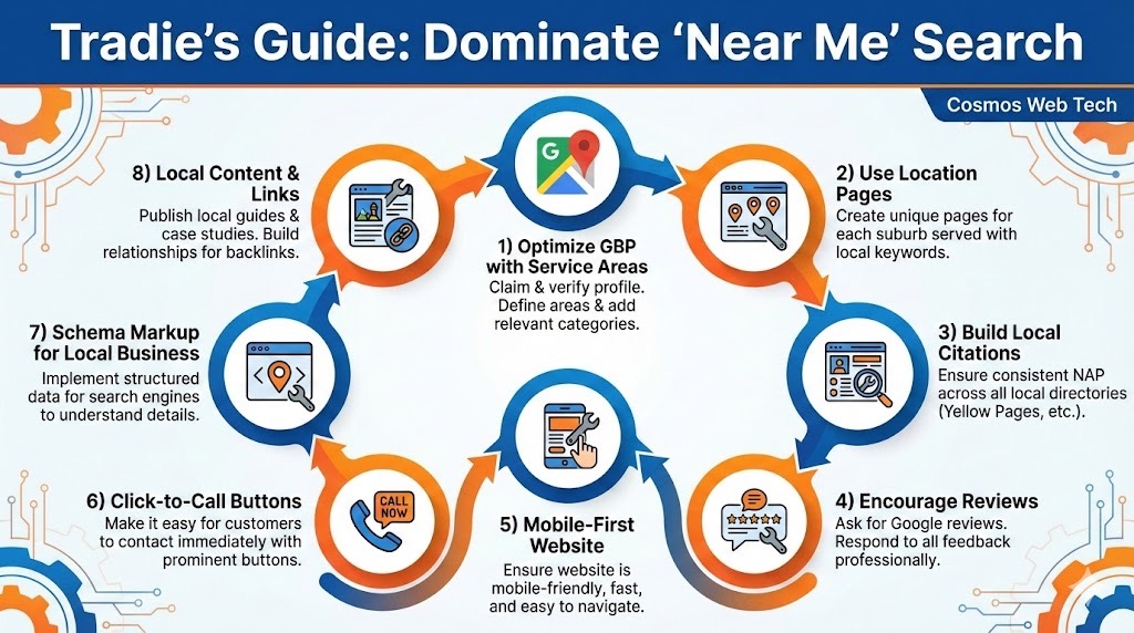 Local SEO checklist and mobile-first optimization guide for trades
