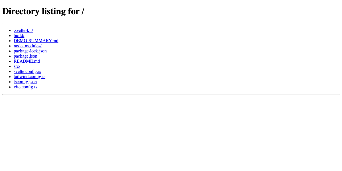 Demo Website Hero Section