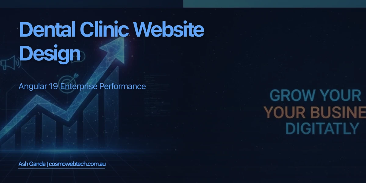 Dental Clinic Website Design: Angular 19 Enterprise Performance