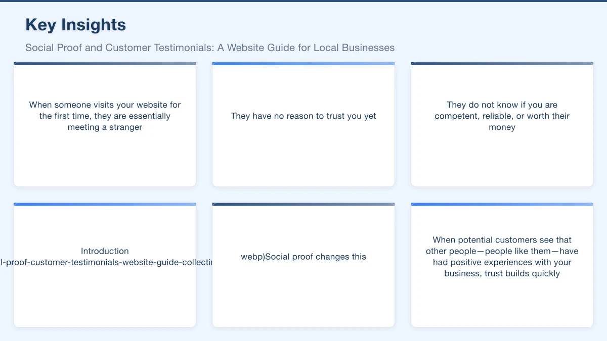 Collecting Customer Testimonials Infographic