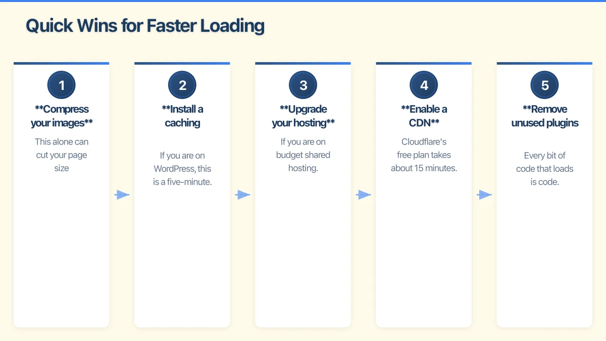 Common Speed Problems and How to Fix Them Infographic